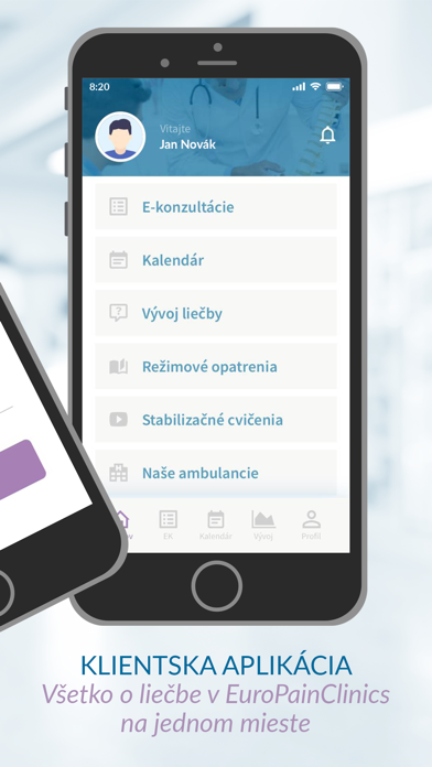 EuroPainClinics Screenshot