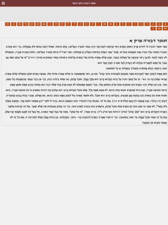 Screenshot #4 pour תומר דבורה אור החיים