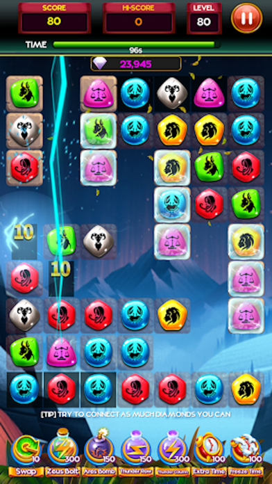 Diamond Gems Crush Screenshot