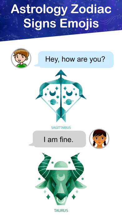 Astrology Zodiac Signs Emojis Screenshot