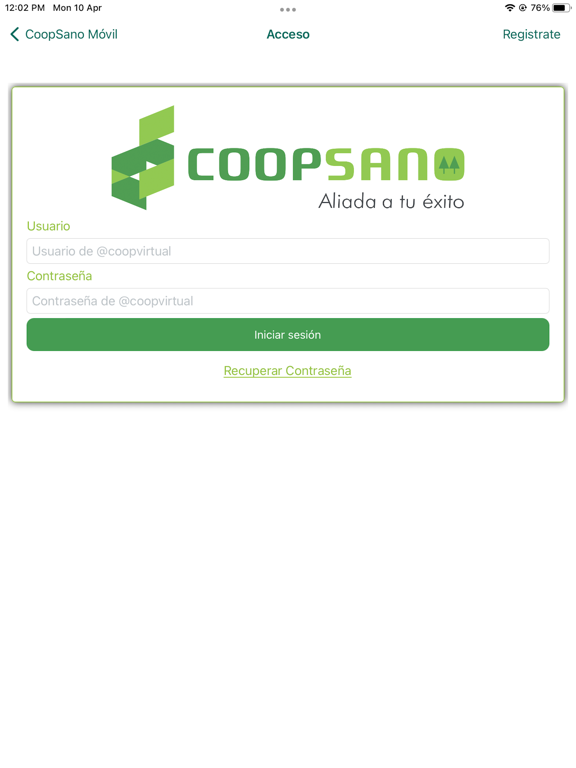 Screenshot #5 pour Coopsano Movil