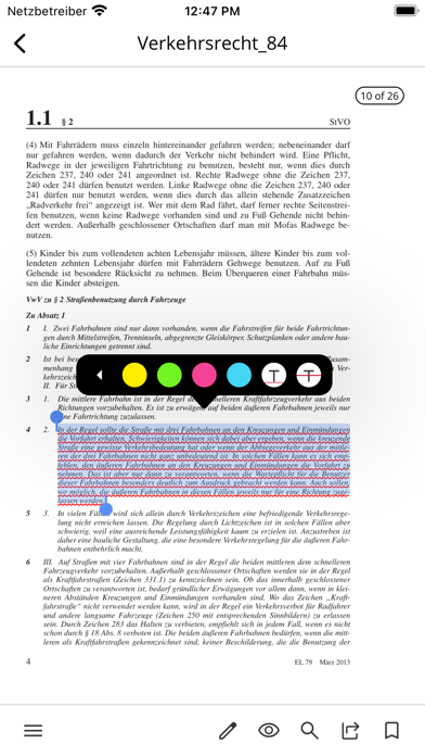 Recht und Straßenverkehr Screenshot