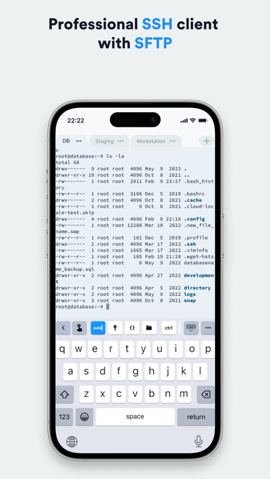 Termius: Terminal & SSH clientのおすすめ画像1