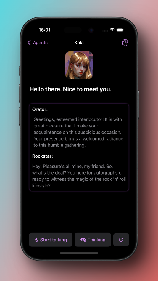 #2. TalkAgent -Polyglot Voice Chat (iOS) Podle: 笛 姜