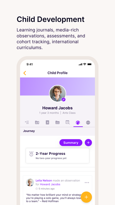 Parent: Child Care App Screenshot