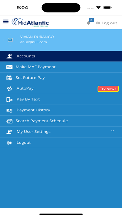 MAF-PayOnline Screenshot