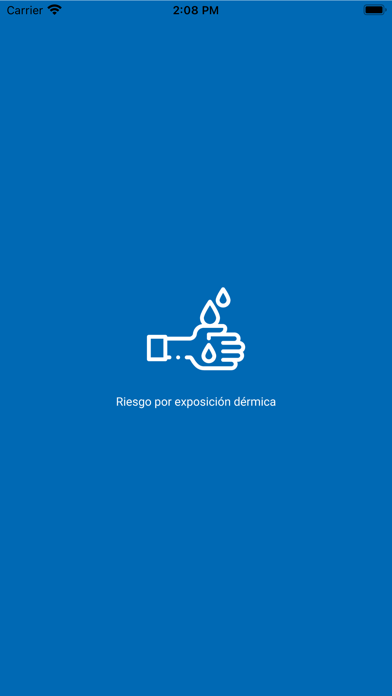 Riesgo por exposición dérmica Screenshot