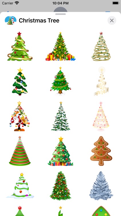 Cool Christmas Tree Stickers