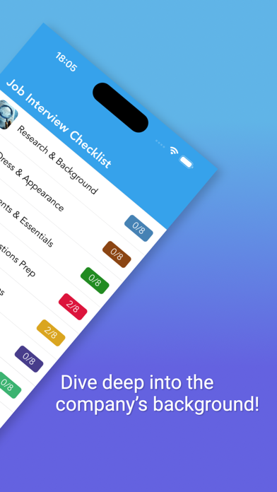 Screenshot #2 pour Job Interview Checklist