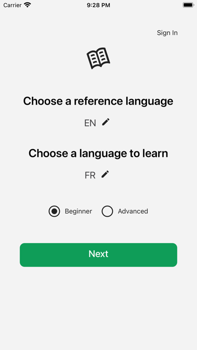 BibleLingo Screenshot