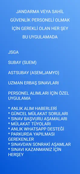 Game screenshot Jandarma Sınavları PRO mod apk