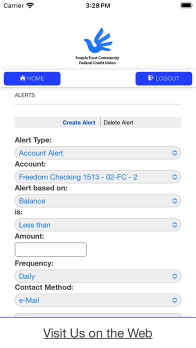 People Trust Community FCU Screenshot