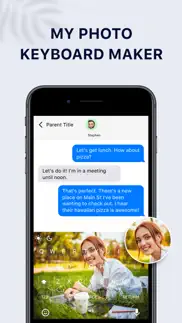 my photo background keyboard iphone screenshot 2