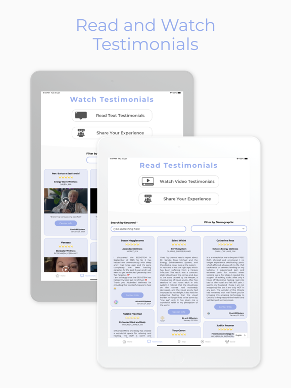 UNIFYD Healing iPad screenshot 4 - Health & Fitness app