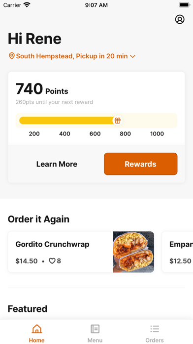 Curbside Mexican Grill Screenshot
