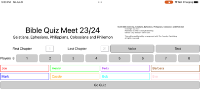 Bible Quiz Meet 2023/24 Screenshot