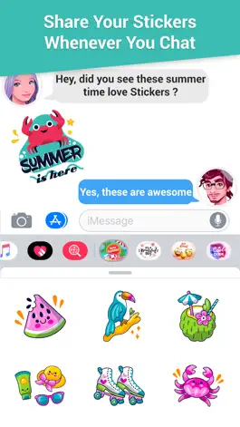 Game screenshot Summer Time Love Emojis hack