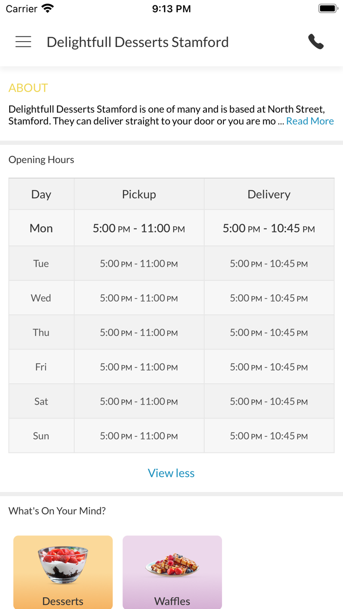 Delightfull Desserts Stamford