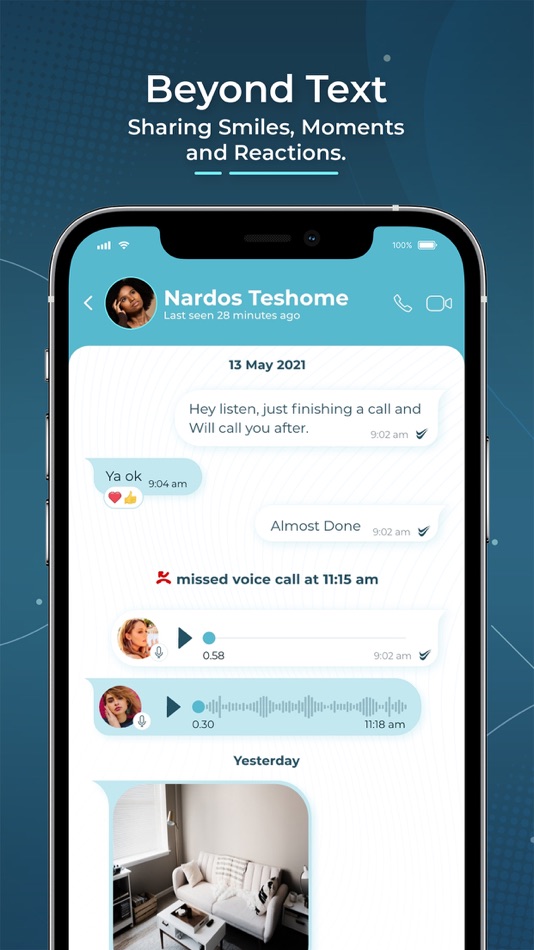 #5. ETchat - Calls (iOS) Podle: Sigma Edge