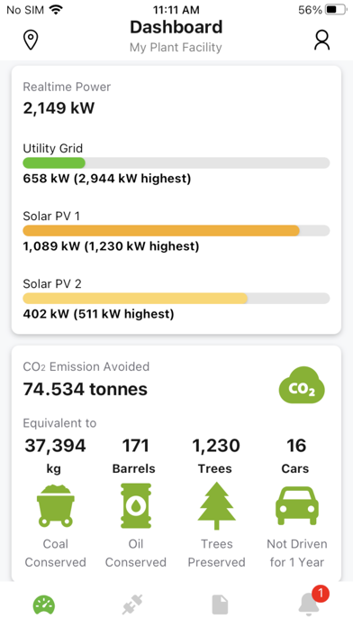 Energy Optimiser Screenshot