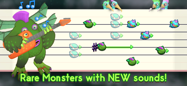 Captura de tela do compositor de My Singing Monsters