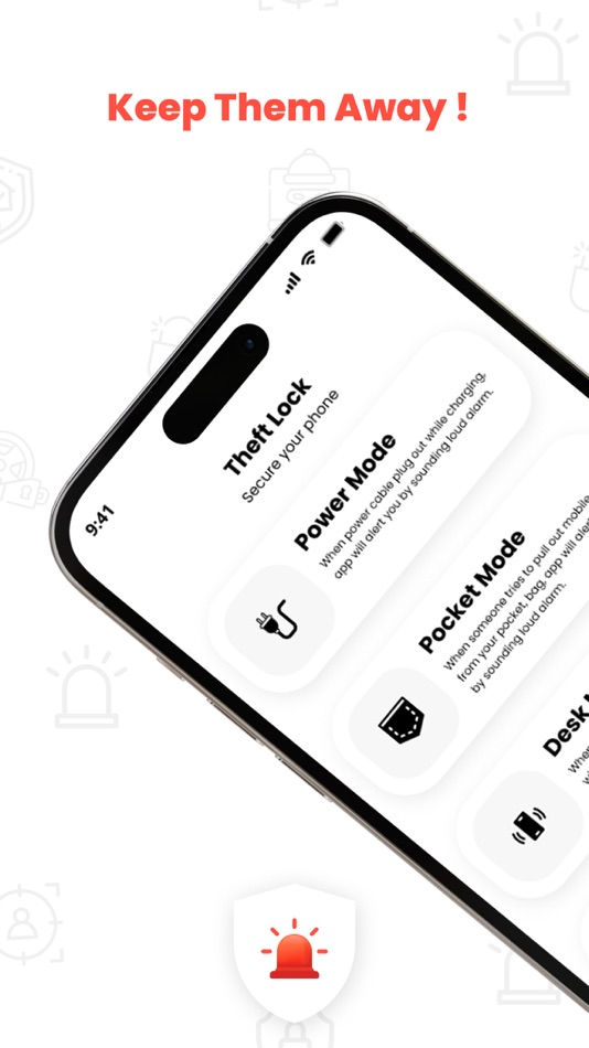#2. Simple Anti Theft Alarm (iOS) 由: Dropouts Technologies LLP