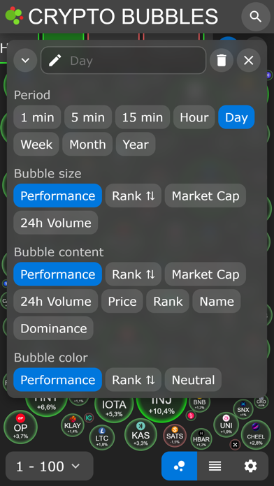 Crypto Bubbles Screenshot