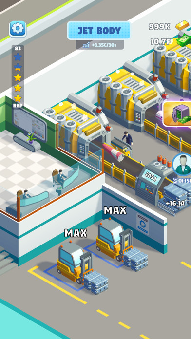 Rogue Runways: Idle Jet Tycoon Screenshot