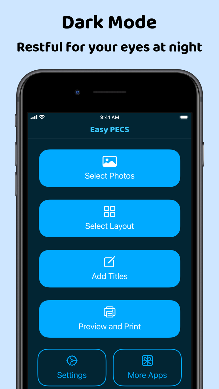 Easy PECS - Photo Layout