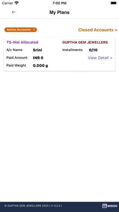 Guptha Gem Jewellers Screenshot