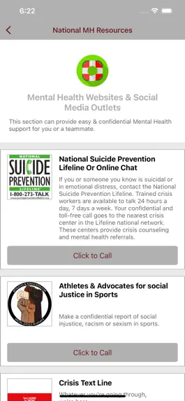Game screenshot Athlete Mental Health Link apk