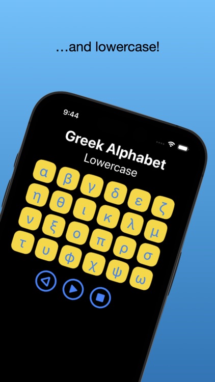 Greek Alphabet - See & Hear
