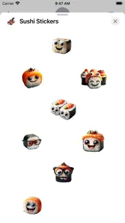 sushi stickers iphone screenshot 3