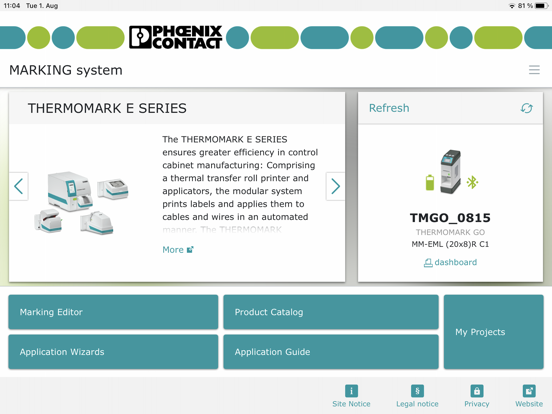 Screenshot #4 pour PHOENIX CONTACT MARKING system