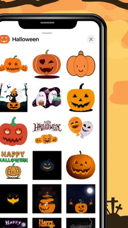 Game screenshot Halloween GIF Stickers hack