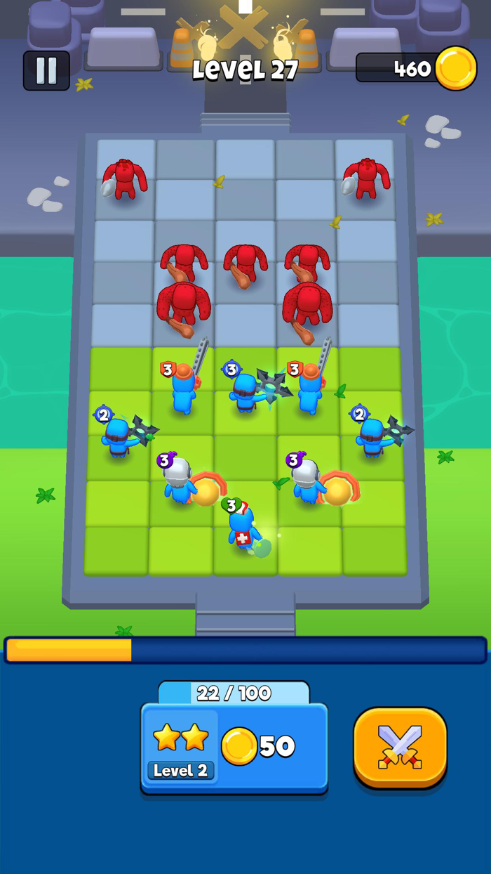 Merge Battle - Auto Arena