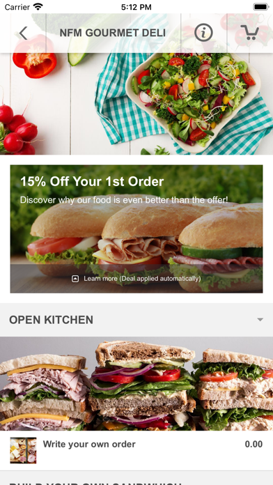 NFM GOURMET Deli Screenshot