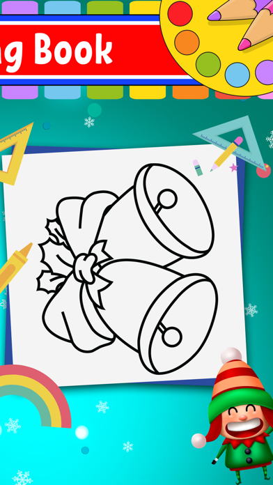 Christmas Colouring book Games Screenshot