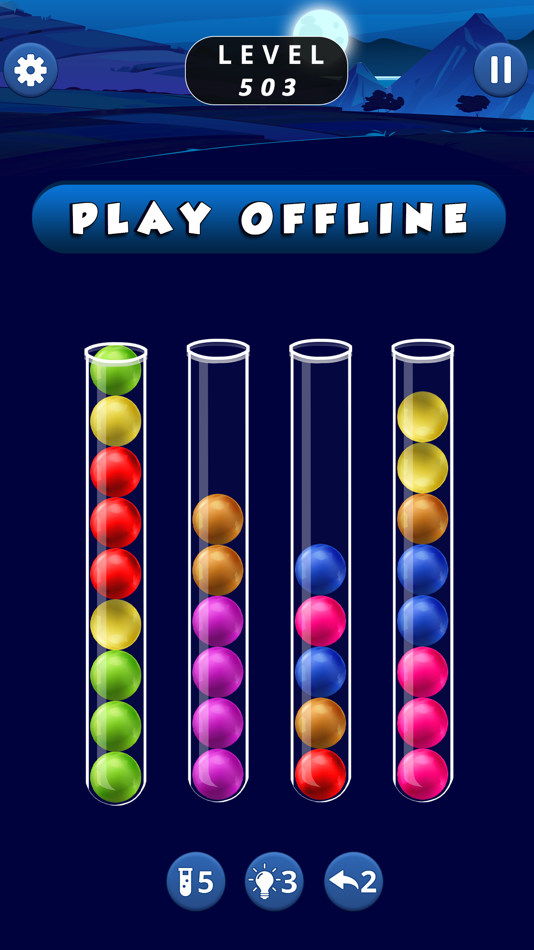 #4. Color Puzzle Sort - Ball Game (iOS) 来自: Hafiz Ali Raza