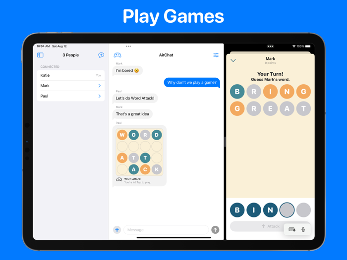 AirChat Peer-to-Peer Chat