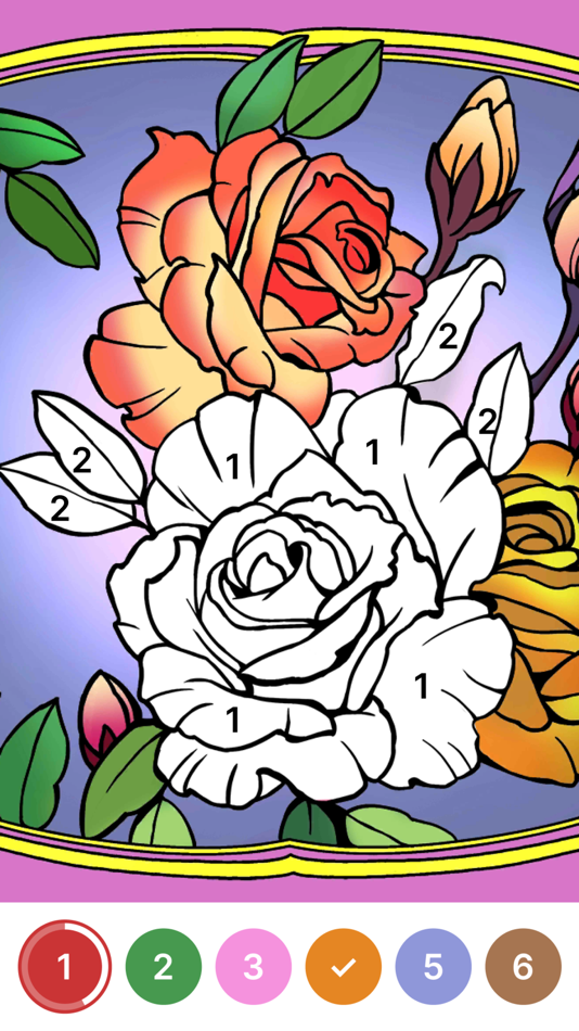 #3. Paint Me: Color By Number (iOS) Podle: Nguyen Vinh