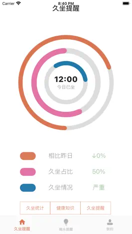 Game screenshot 久坐提醒 - 帮你减少坐的时间,多喝水 mod apk