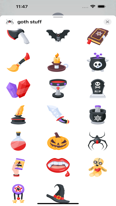 goth stuff Screenshot