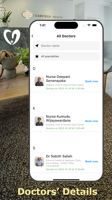 Caretech Health Screenshot