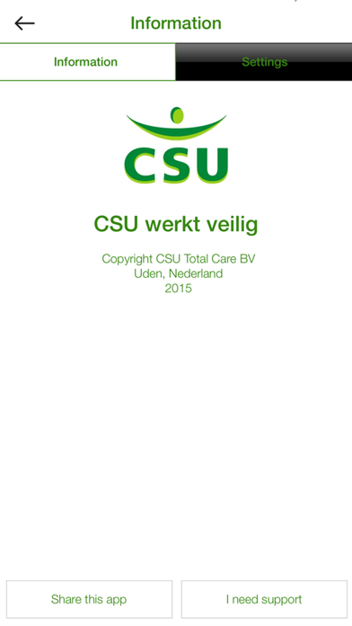 CSU werkt veilig Screenshot