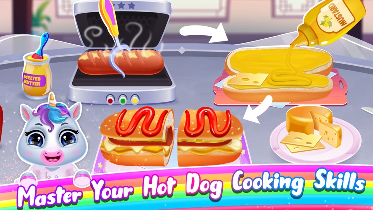 Cute Chef Unicorn Cook Recipes