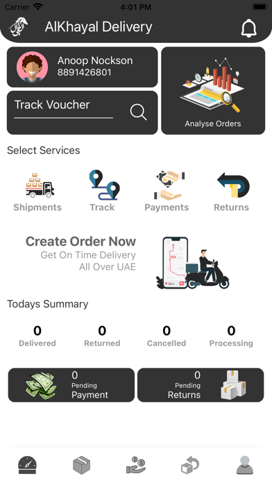 Alkhayal Delivery Services Screenshot