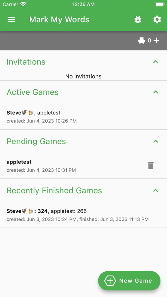 #4. Mark My Words - Word Game (iOS) 由: Steven Shipman