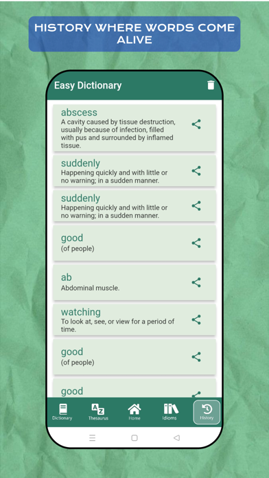 Advance English Dictionary Screenshot