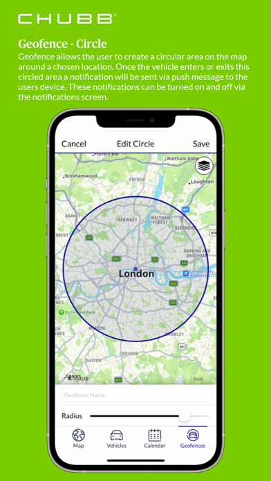 CHUBB Track Screenshot